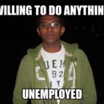 unemployed man